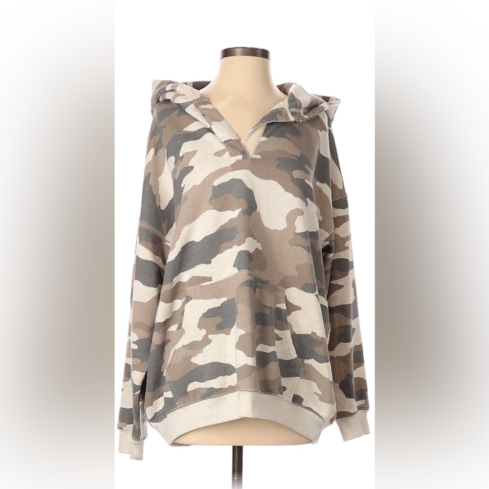 Aerie Camo Hoodie Pullover Oversized